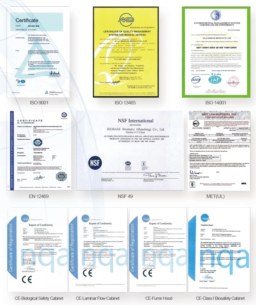 certificaciones camara de aislamiento