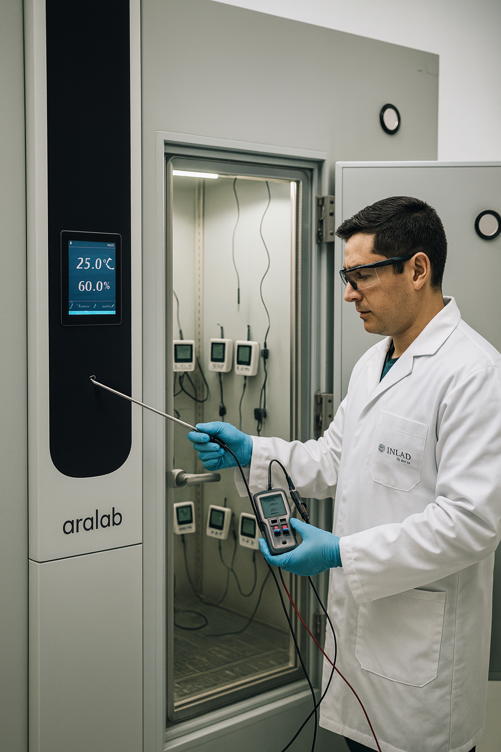 Calibración certificación de Cámaras climáticas (Aralab)
