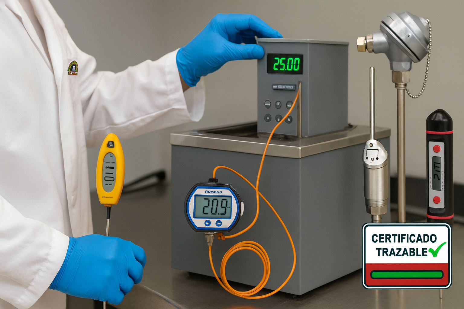 Calibración y certificación de Termómetro de vidrio INLAD S.A.C